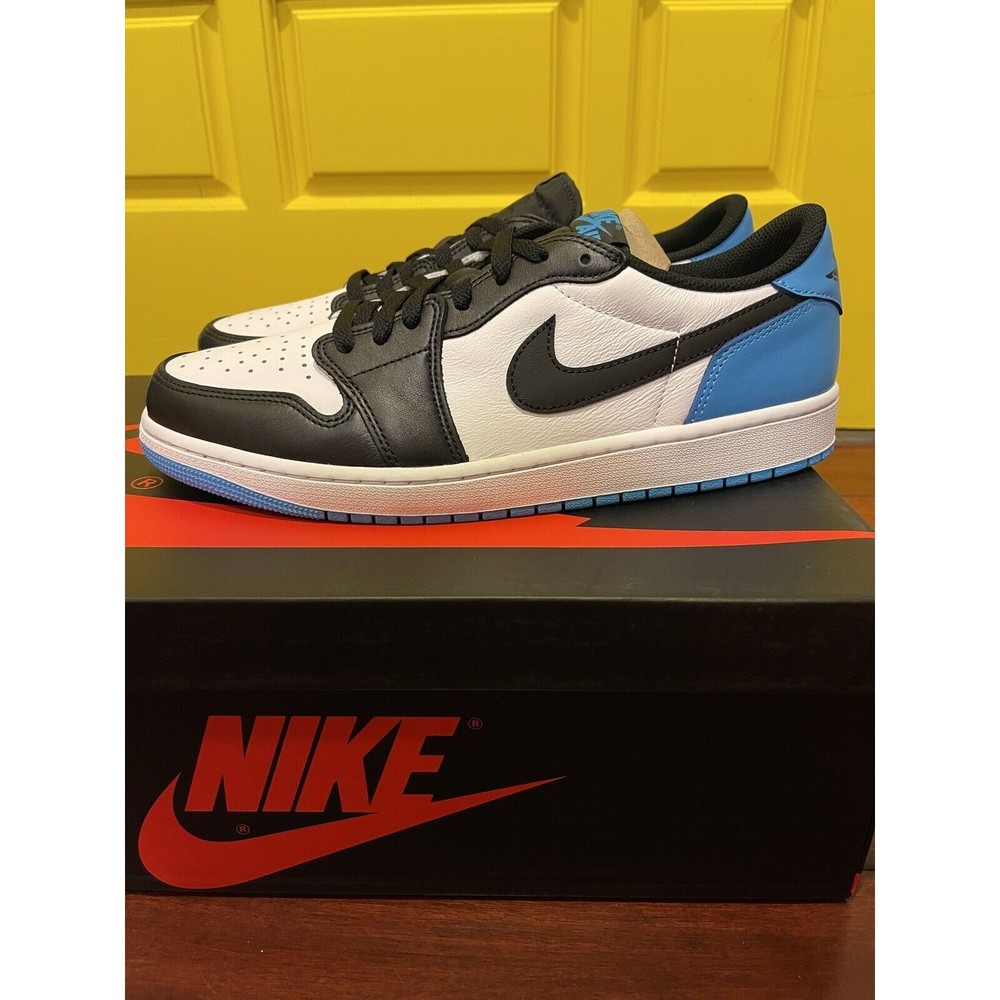 NEW Size 13 Men's Air Jordan 1 Low Retro OG UNC CZ0790-104 Powder Blue FAST SHIP